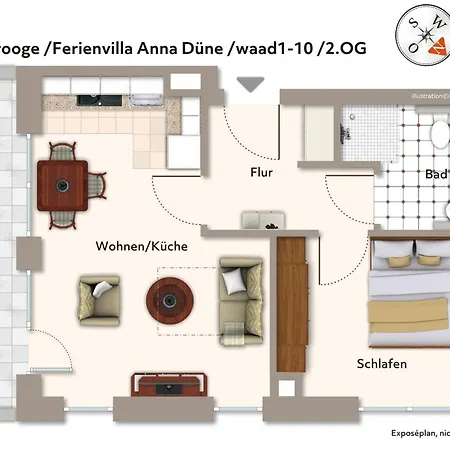 Apartment Ferienvillen Anna Duene Ferienvillen Anna Duene 1-10 Wangerooge